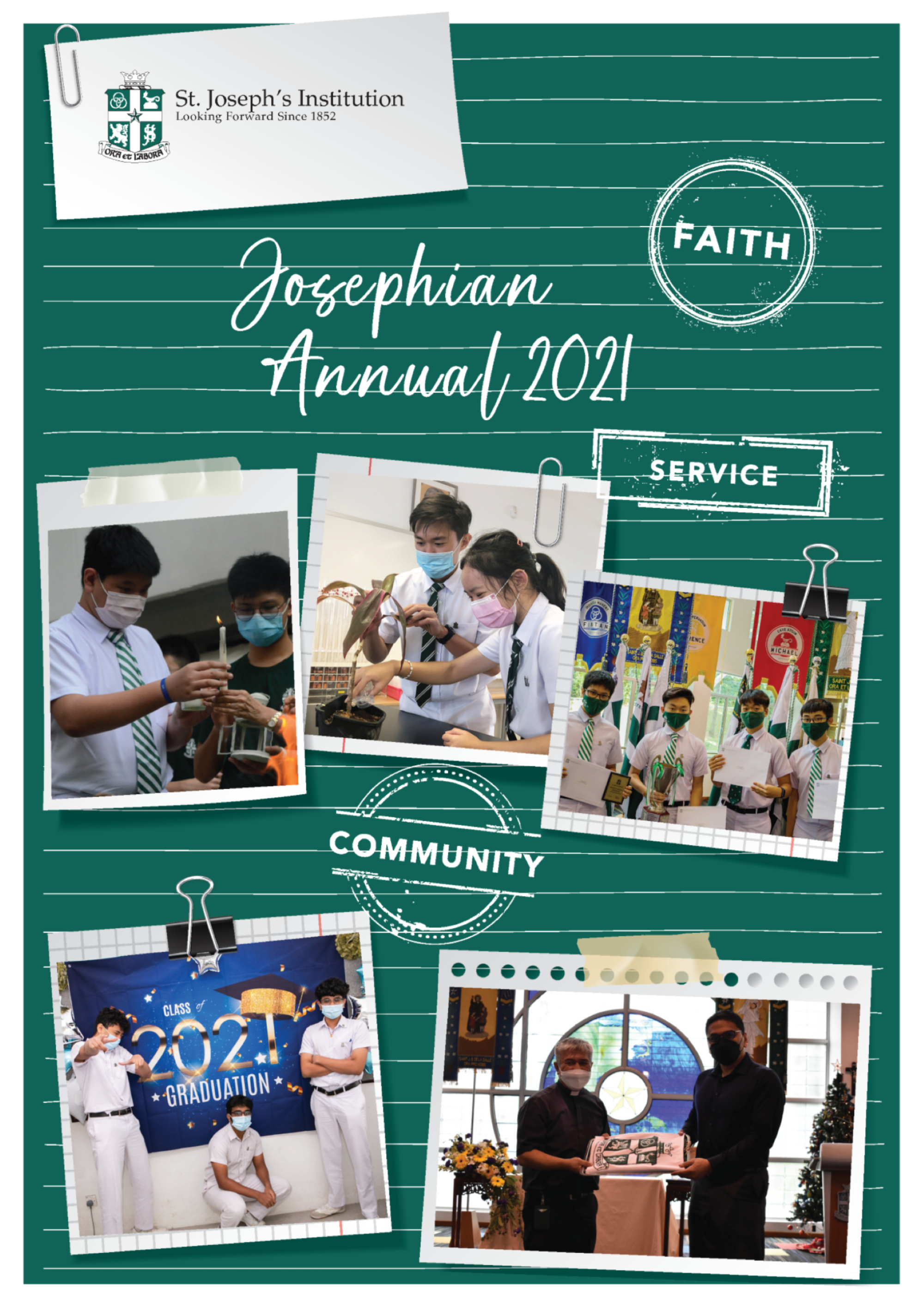 Josephian Annual 2021 cover