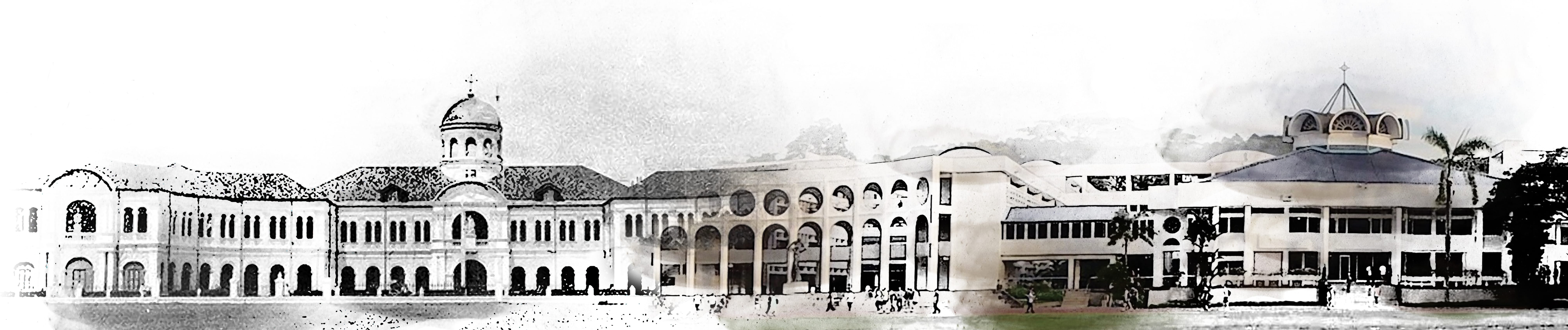 Sketch of the old school and the new school