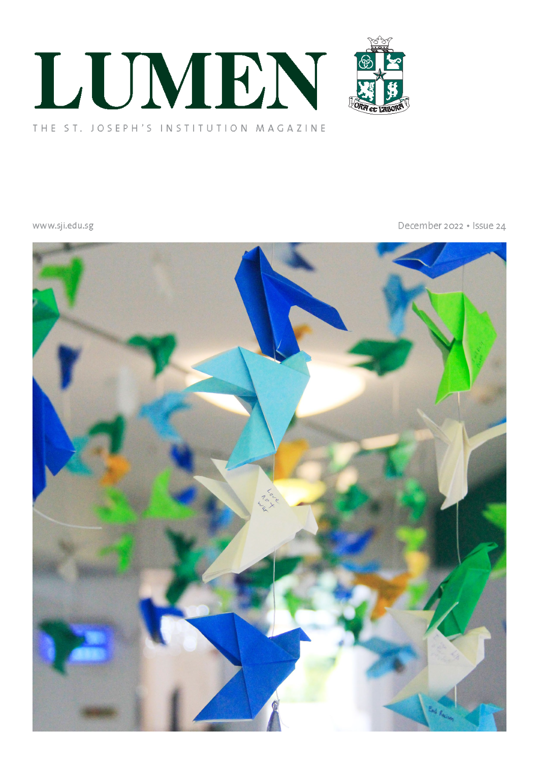 LUMEN Issue 24 - December 2022 cover