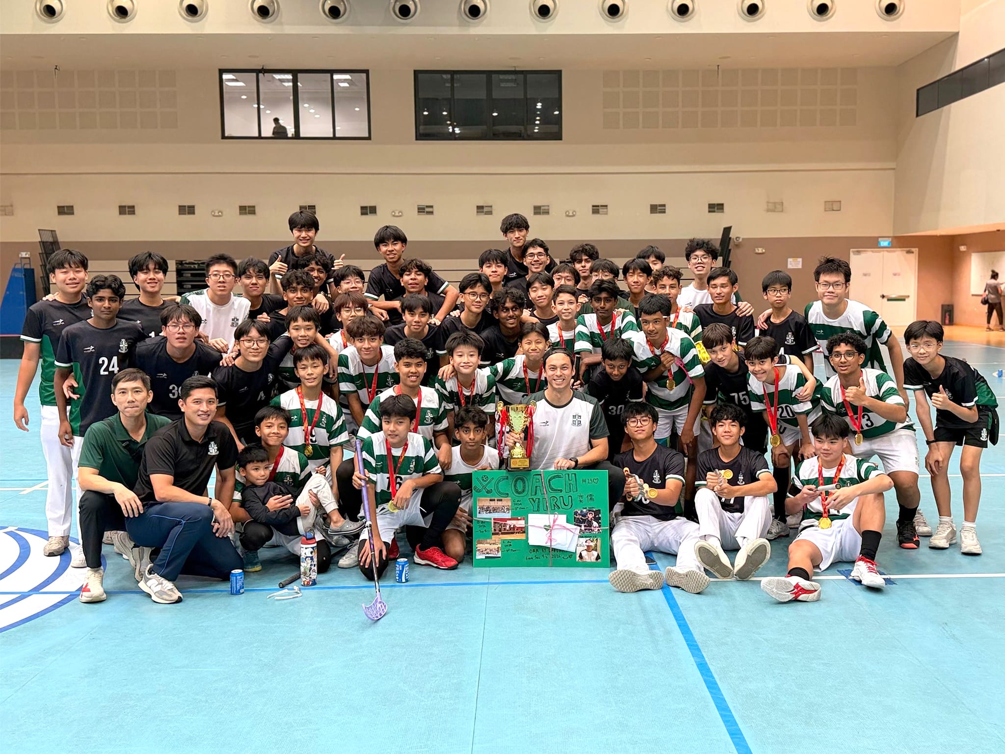 The team with teachers and coaches