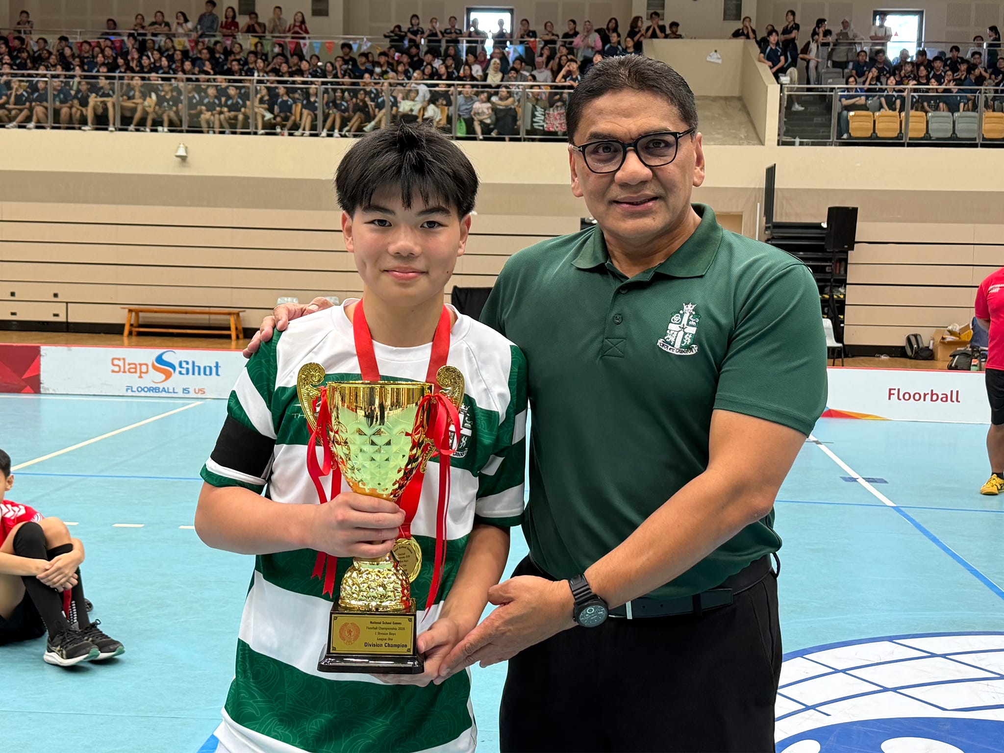 Principal with C-div Floorball captain