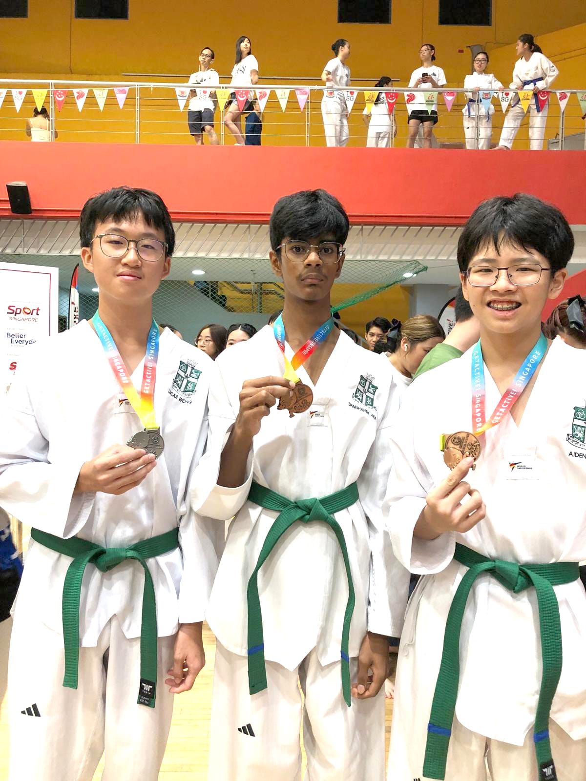 TKD boys with more medals