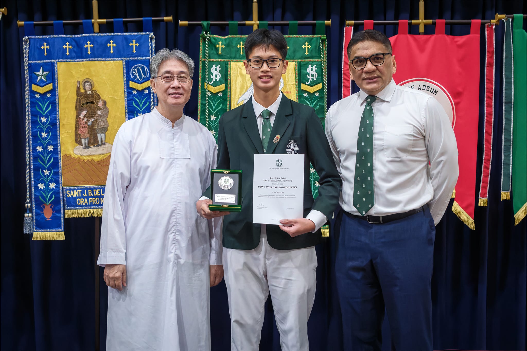 Bro Lieffroy awardee Dominic Wong
