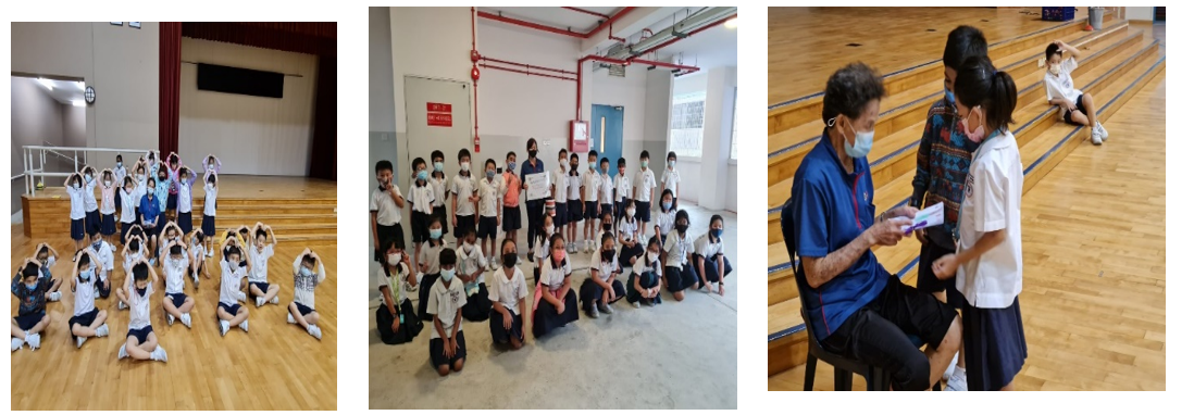 Students showing their appreciation for School Cleaning Staff