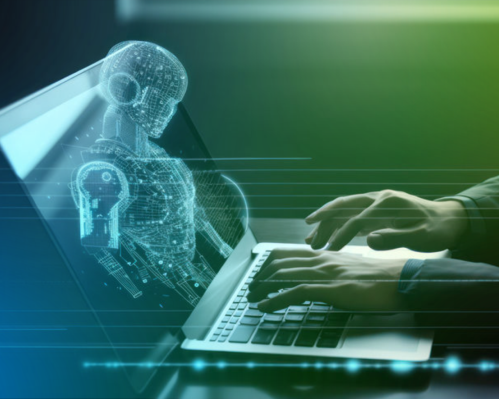 An image representing the partnership between humans and AI as digital teammates.