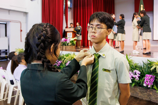 Student Councillors at the annual Student Leaders’ Investiture.