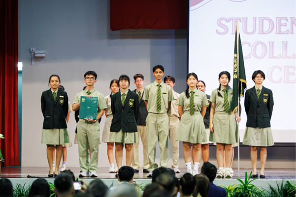 Student Councillors at the annual Student Leaders’ Investiture.