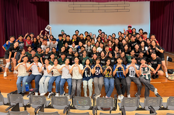 AddIncoming and outgoing Student Councillors at the end of the annual Students’ Council Induction Camp, held in March each year. your alt text here