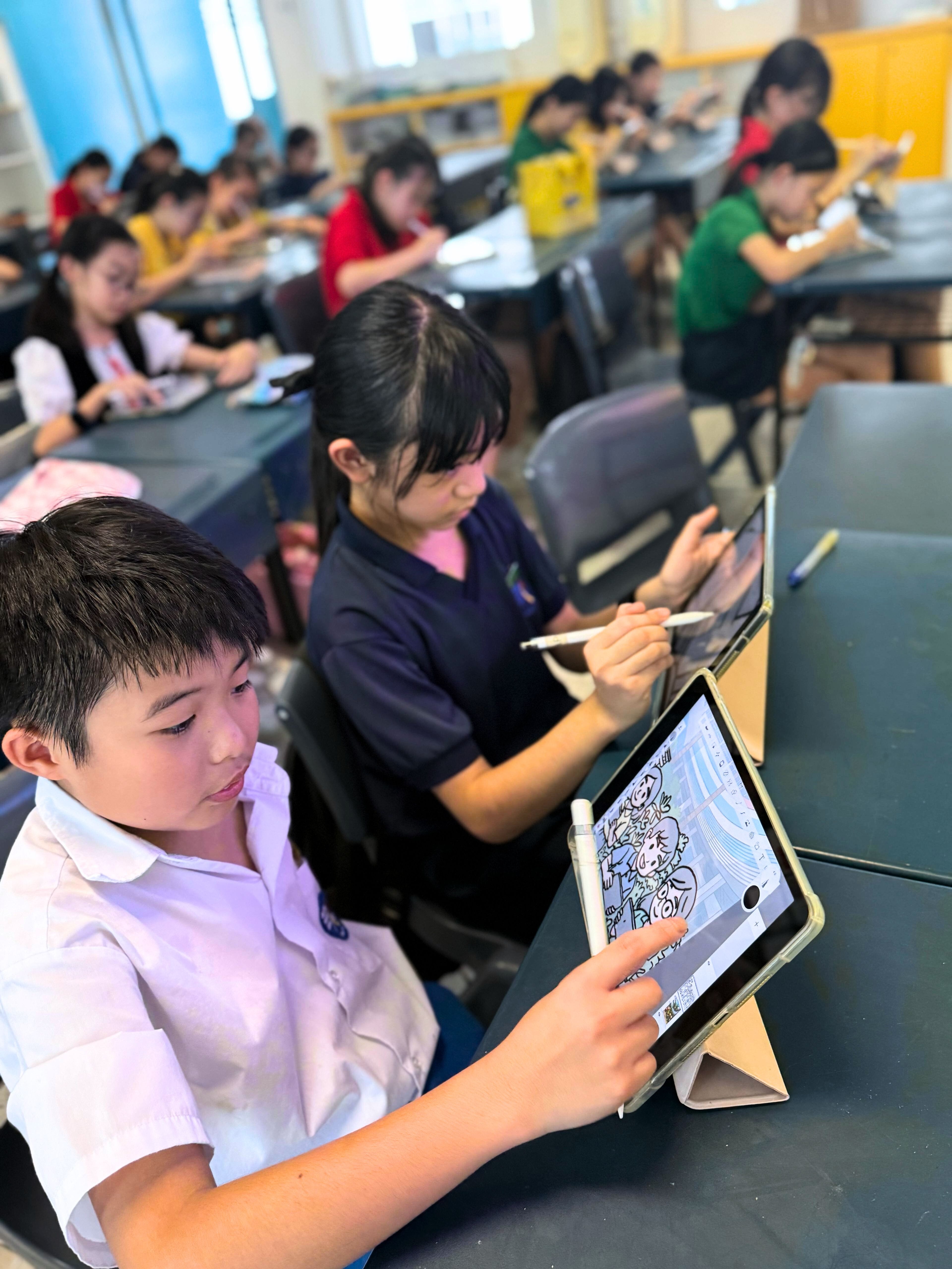 Art can be created digitally, too.