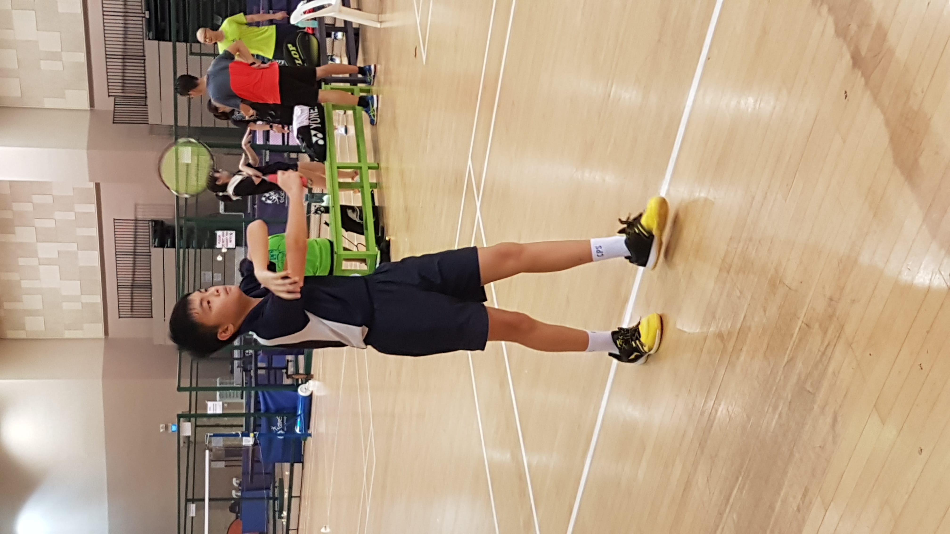 Warming up for an important game.