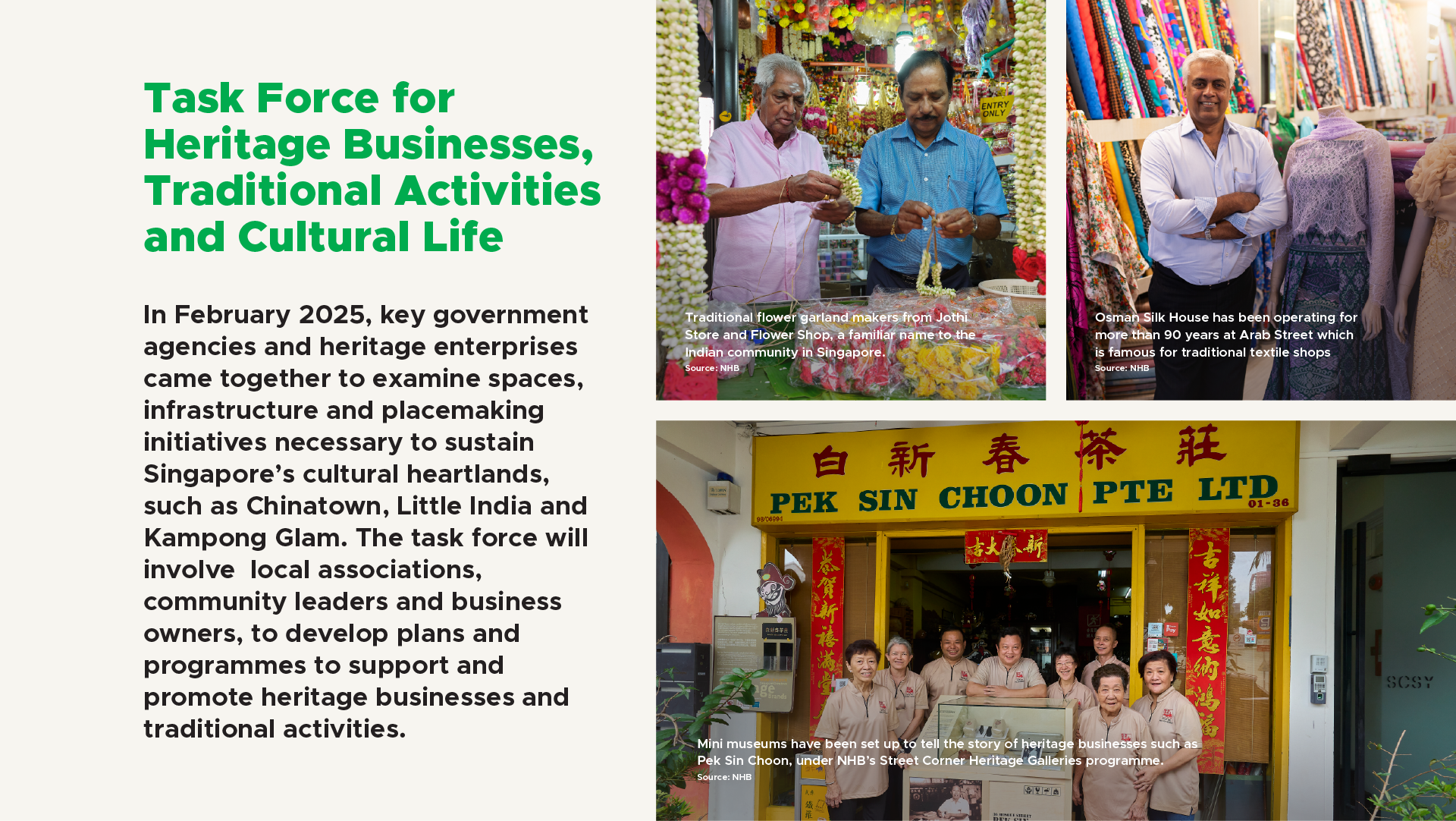 Information and photos of Task Force for Heritage Businesses, Traditional Activities and Cultural Life