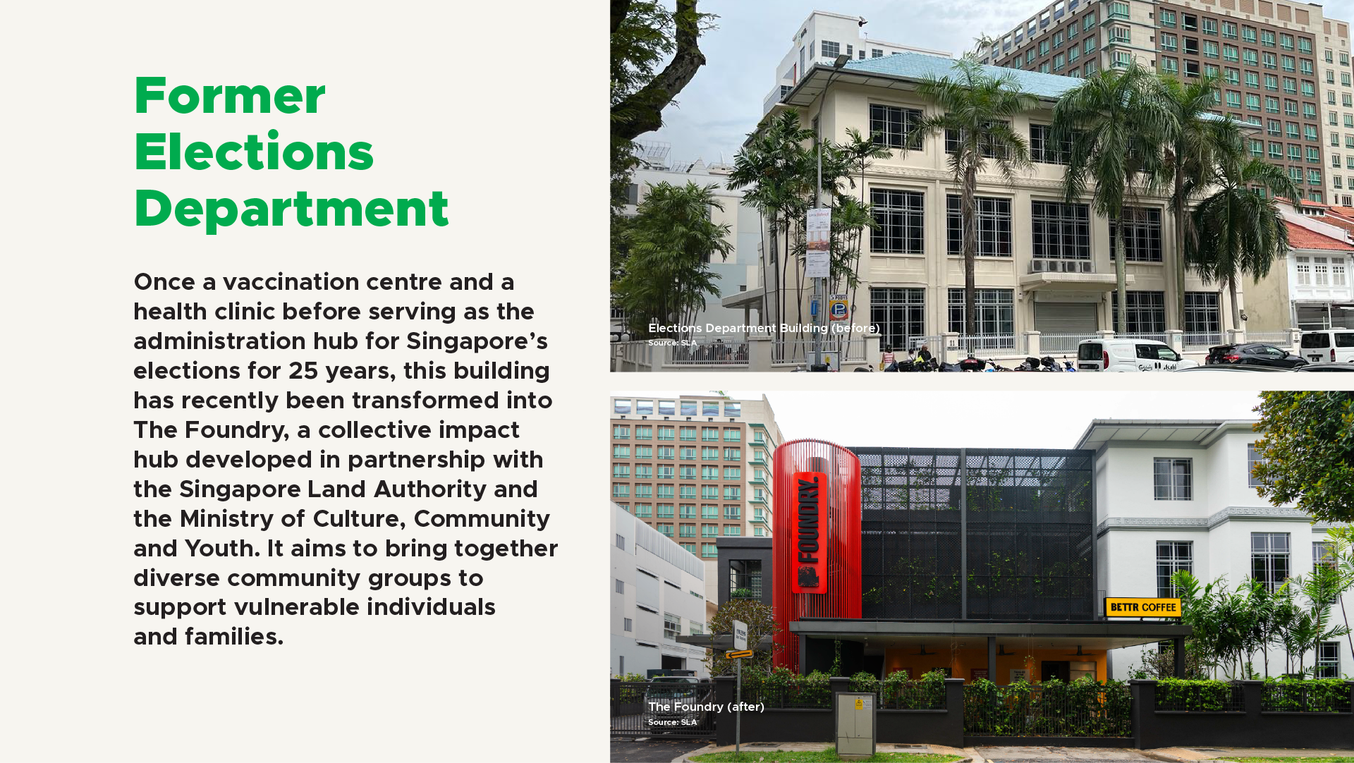 Information and photos of Former Elections Department
