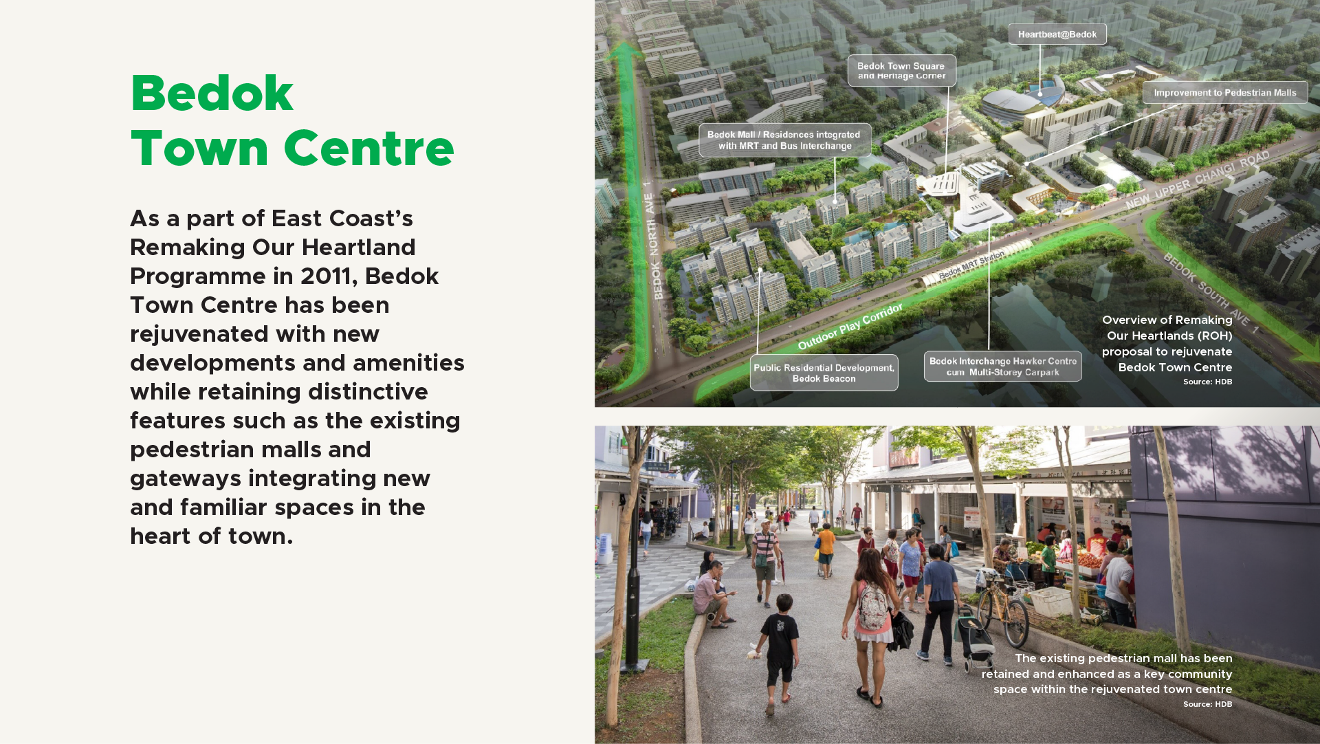 Information and photos of Bedok Town Centre