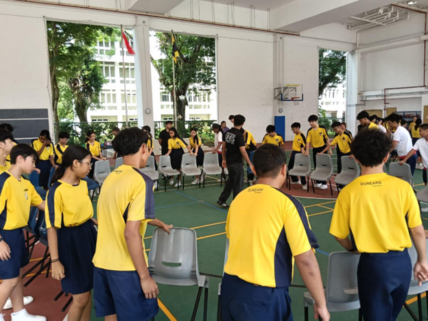 Students put their communication skills to the test as they worked together to tackle challenges and complete each task.