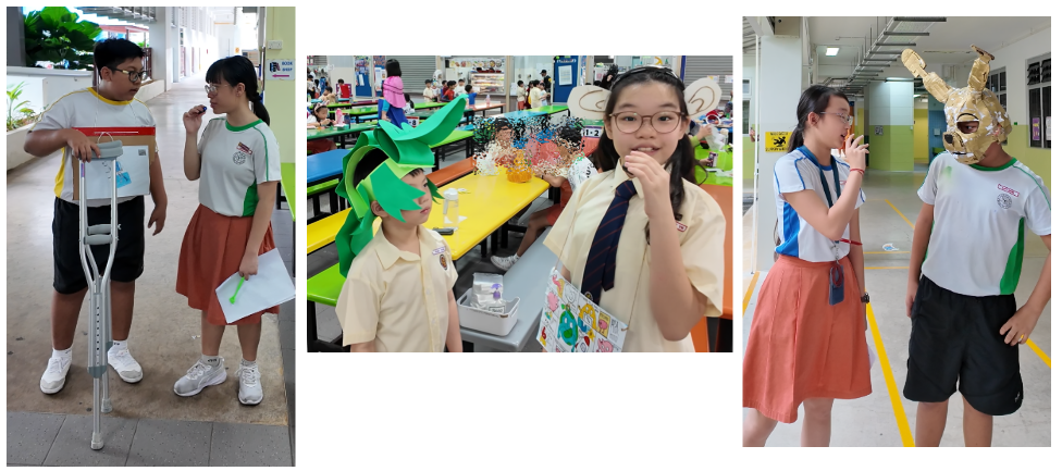 Students bringing their favourite book characters to life during Library Week 2024