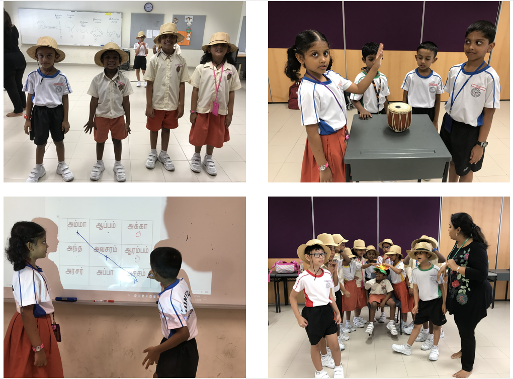 Primary 1 and 2 students explore Tamil language and culture through engaging Speech and Drama activities