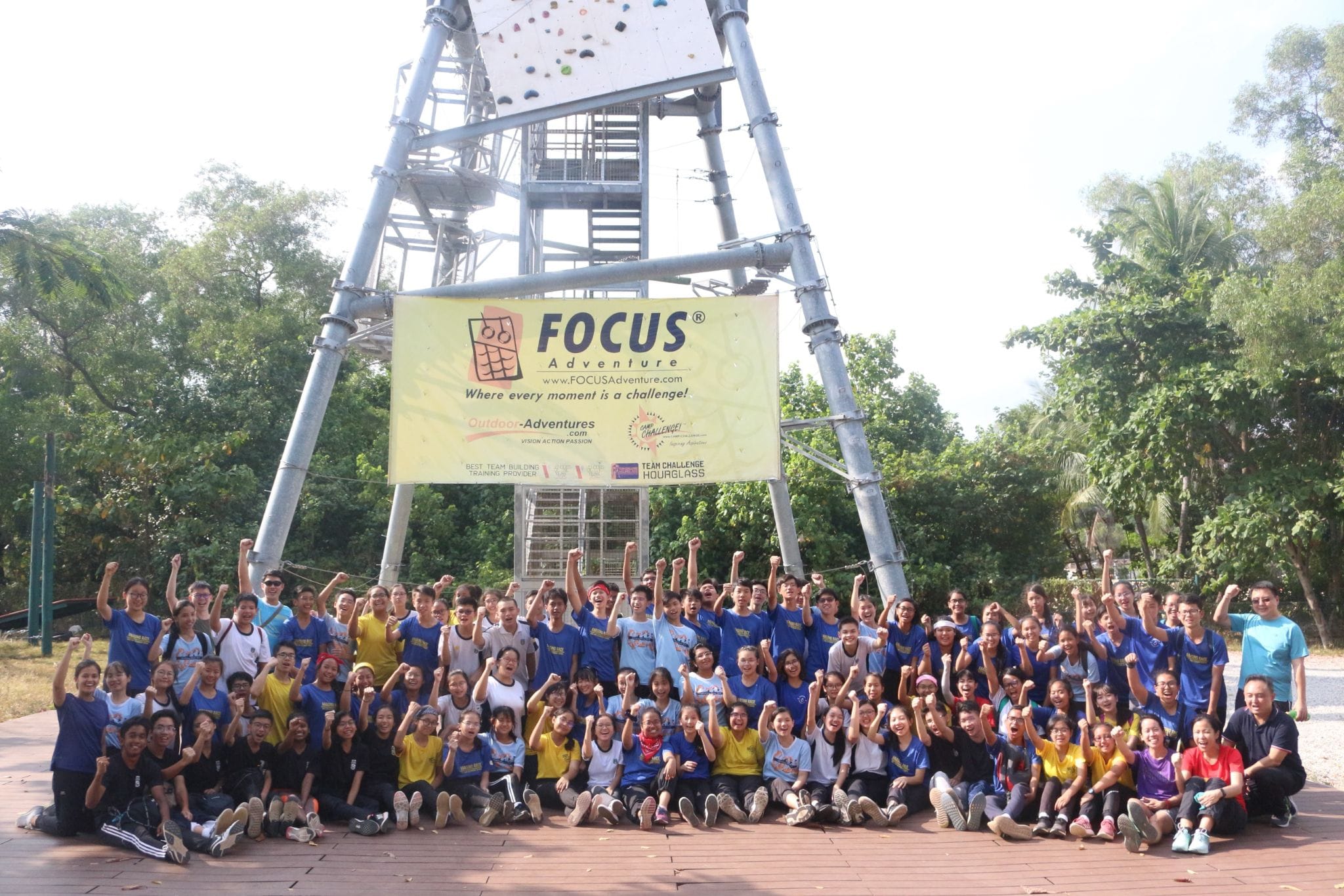 A group photo of Student Leaders during their Student Leadership Camp.