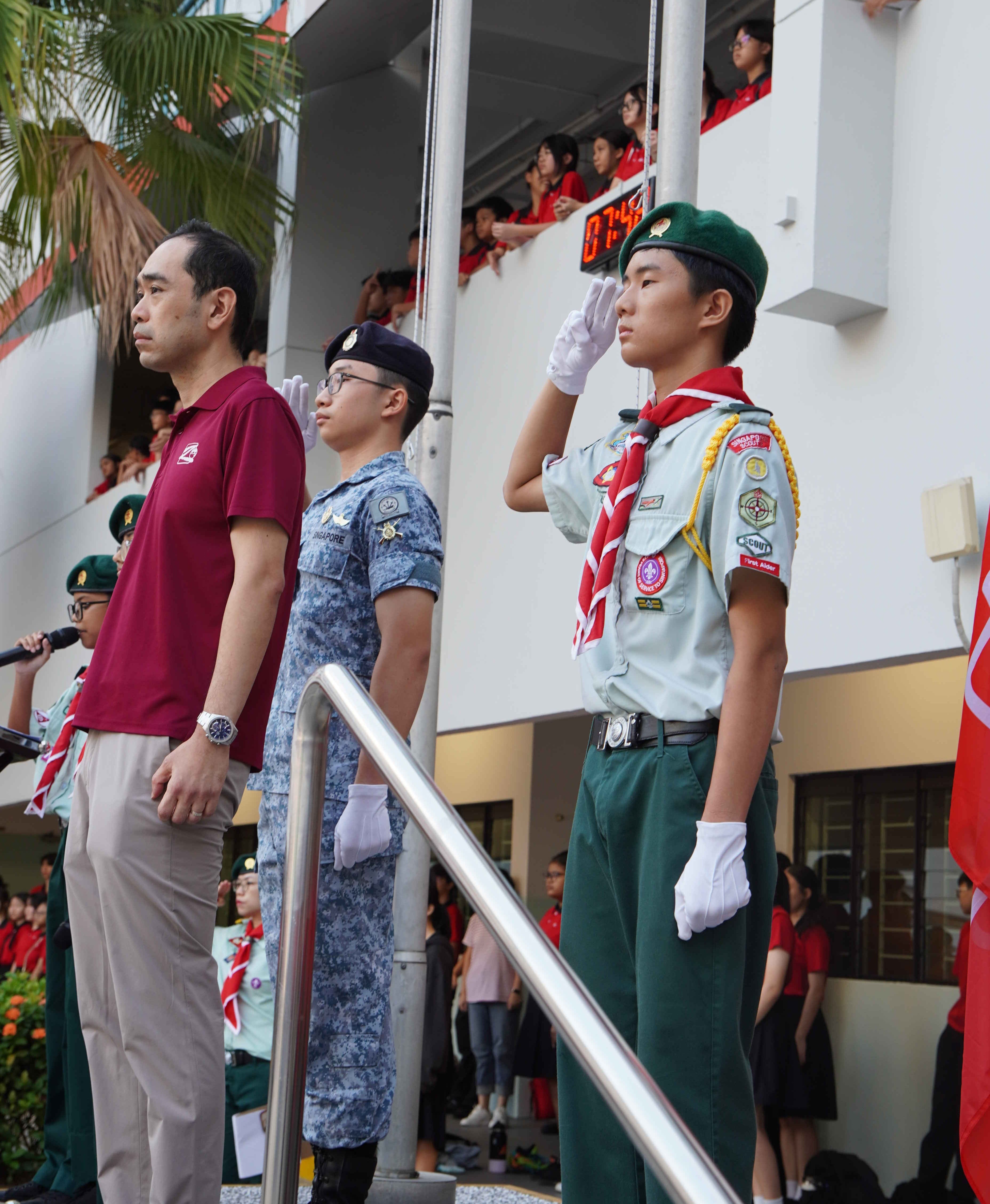 Saluting the Principal