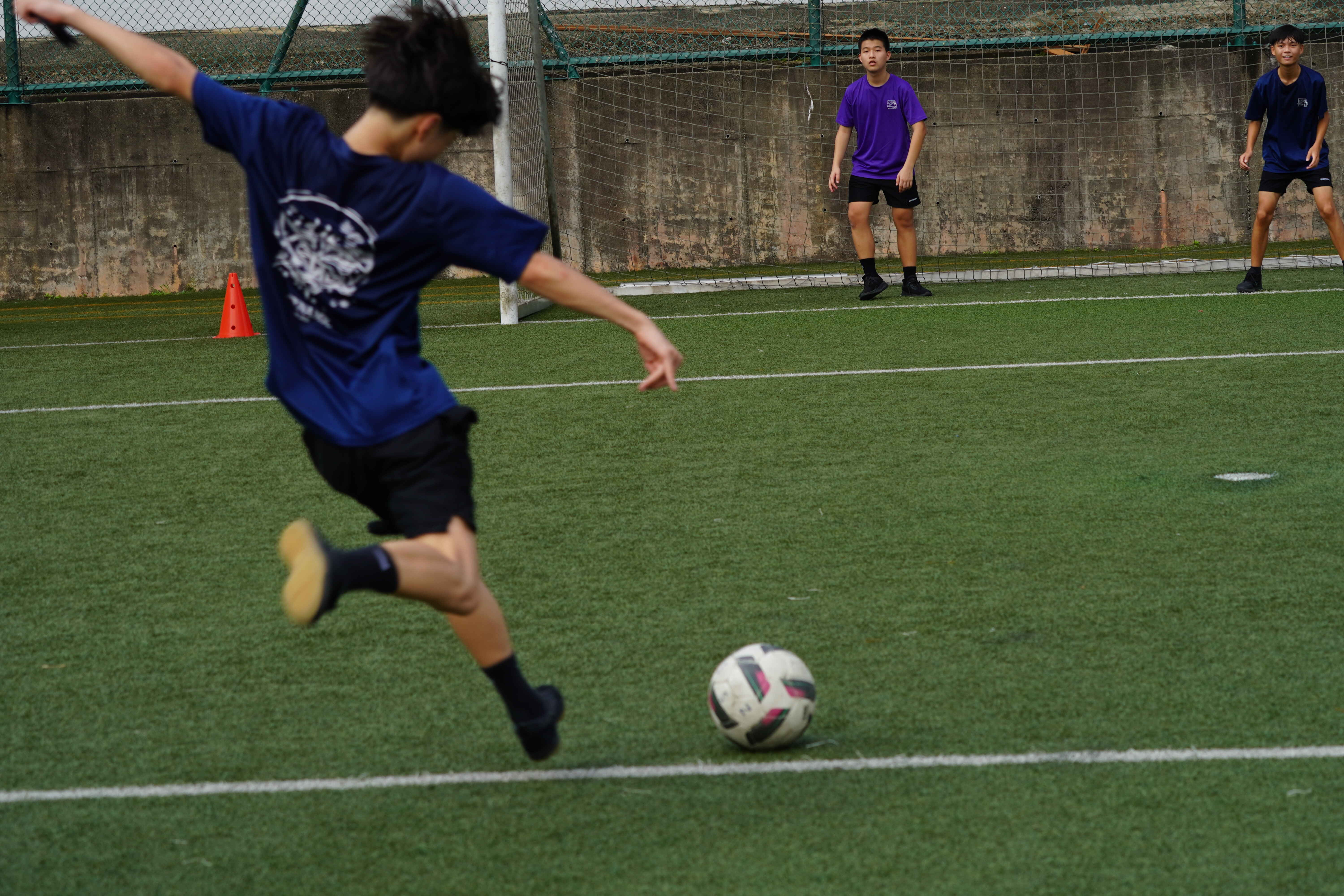 Taking a penalty kick