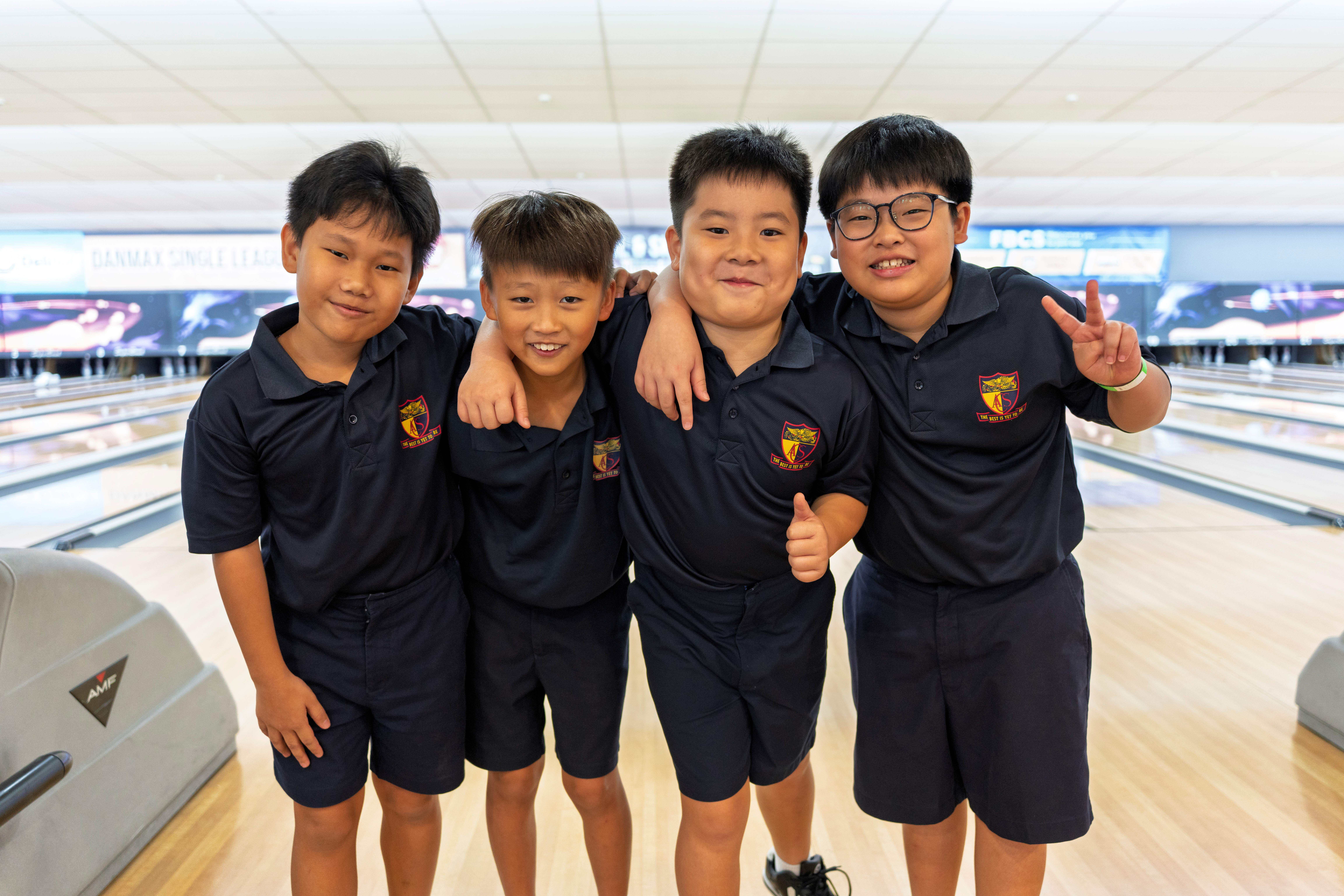 school team with P