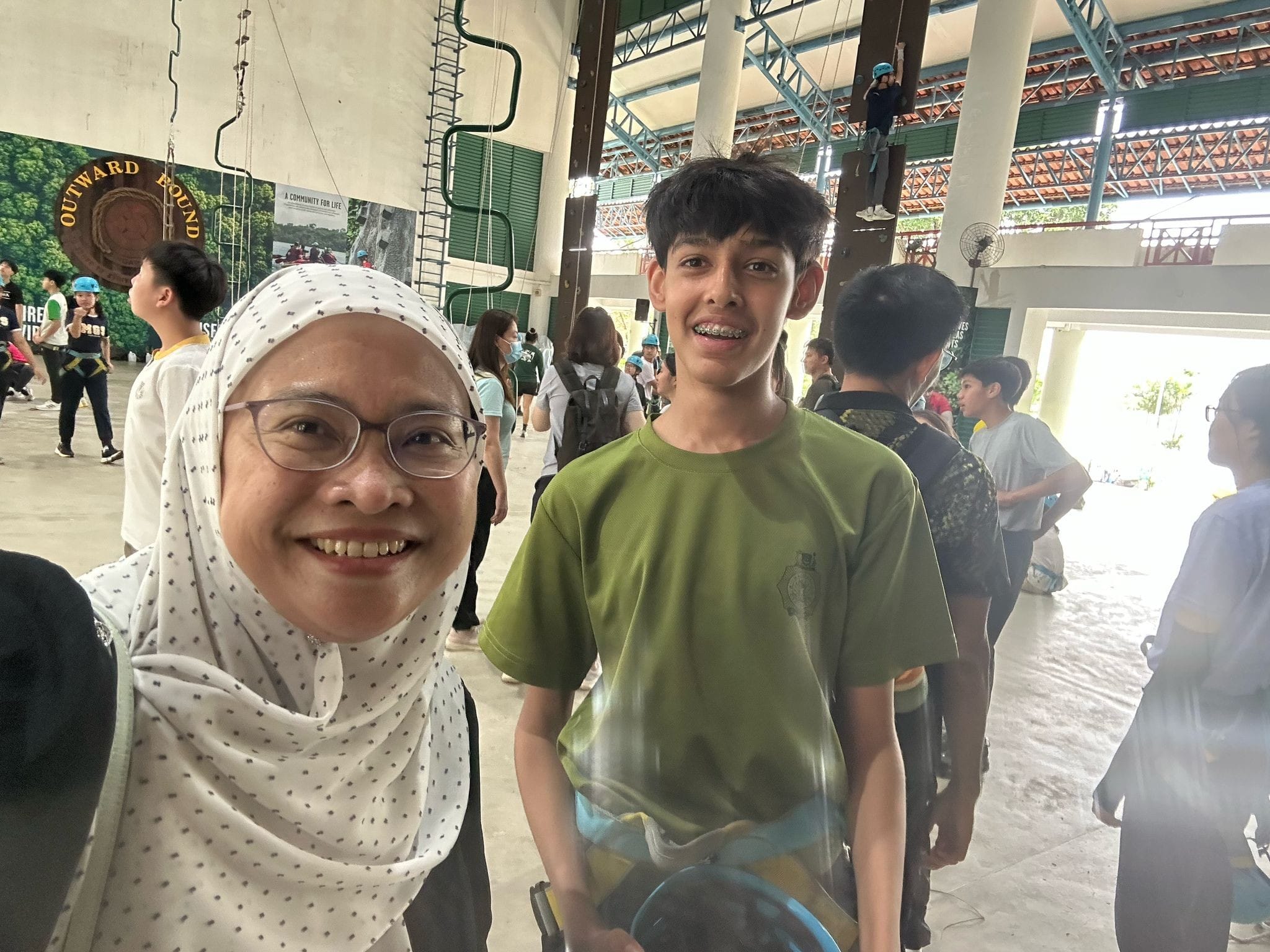 boy poses with VP
