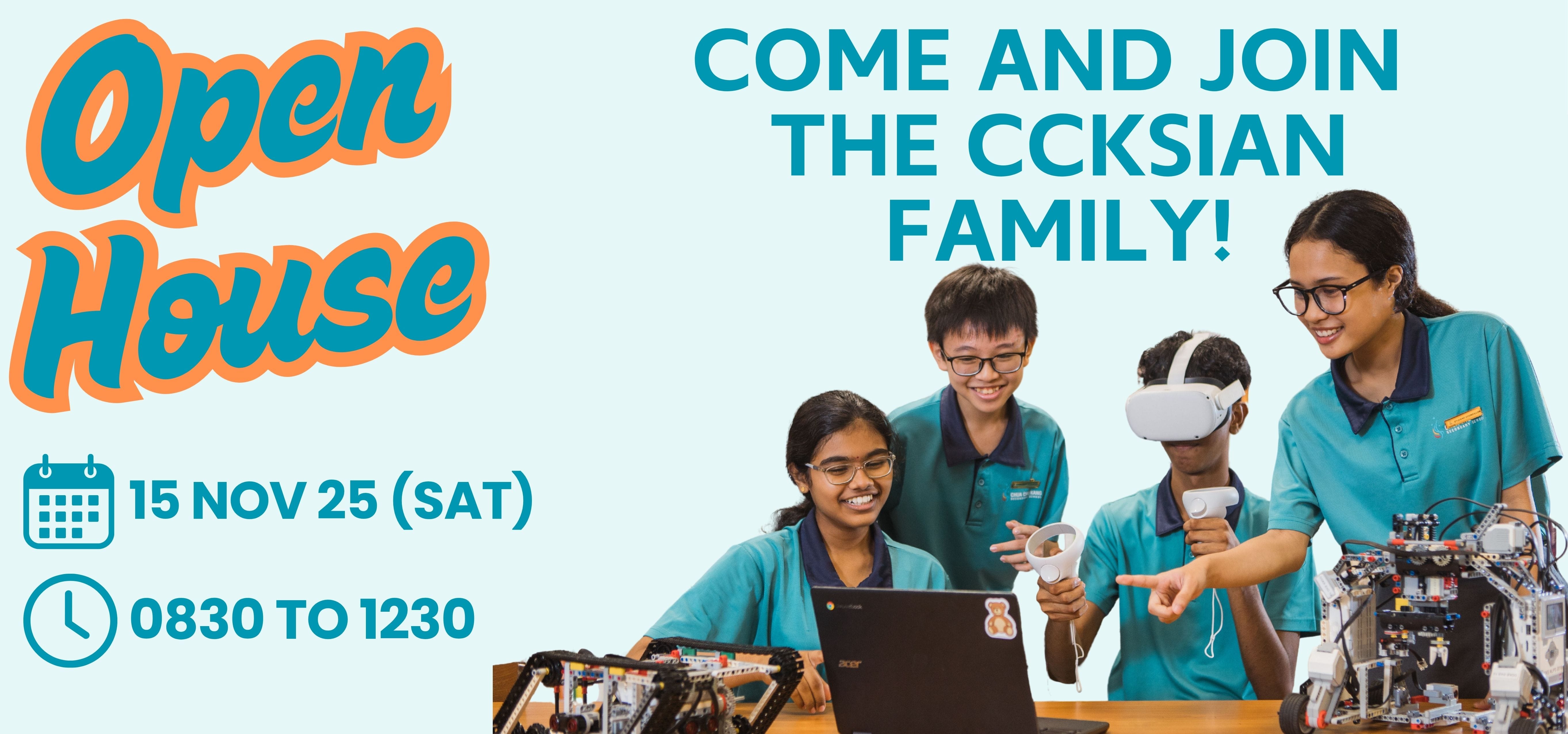CCKSS Open House Banner