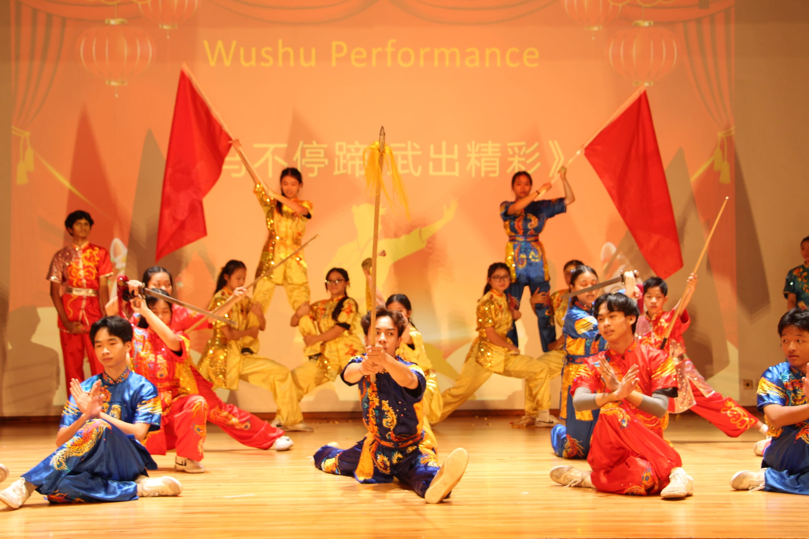 Wushu performance