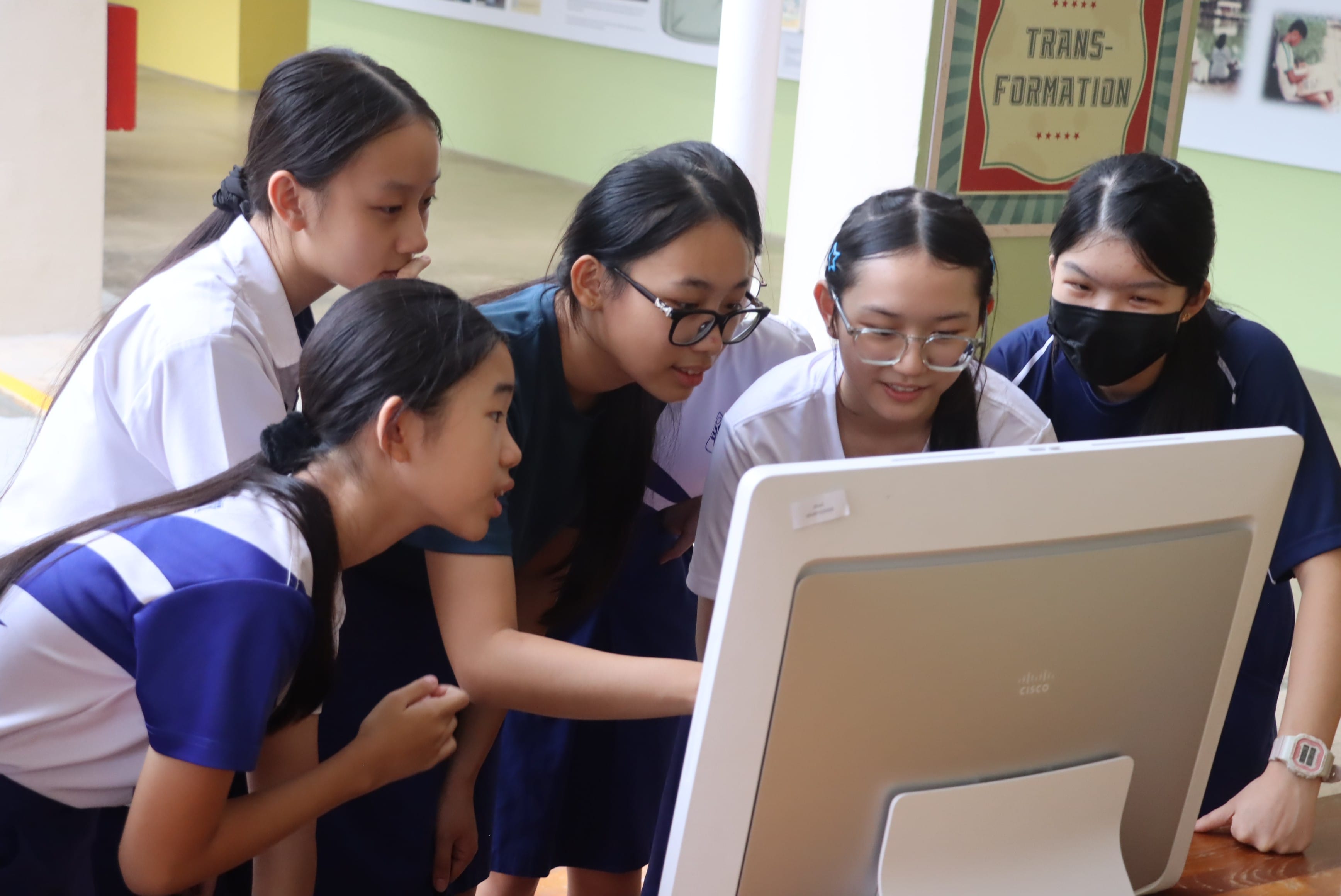 Students attending DBS Responsible AI Gameplay Programme 