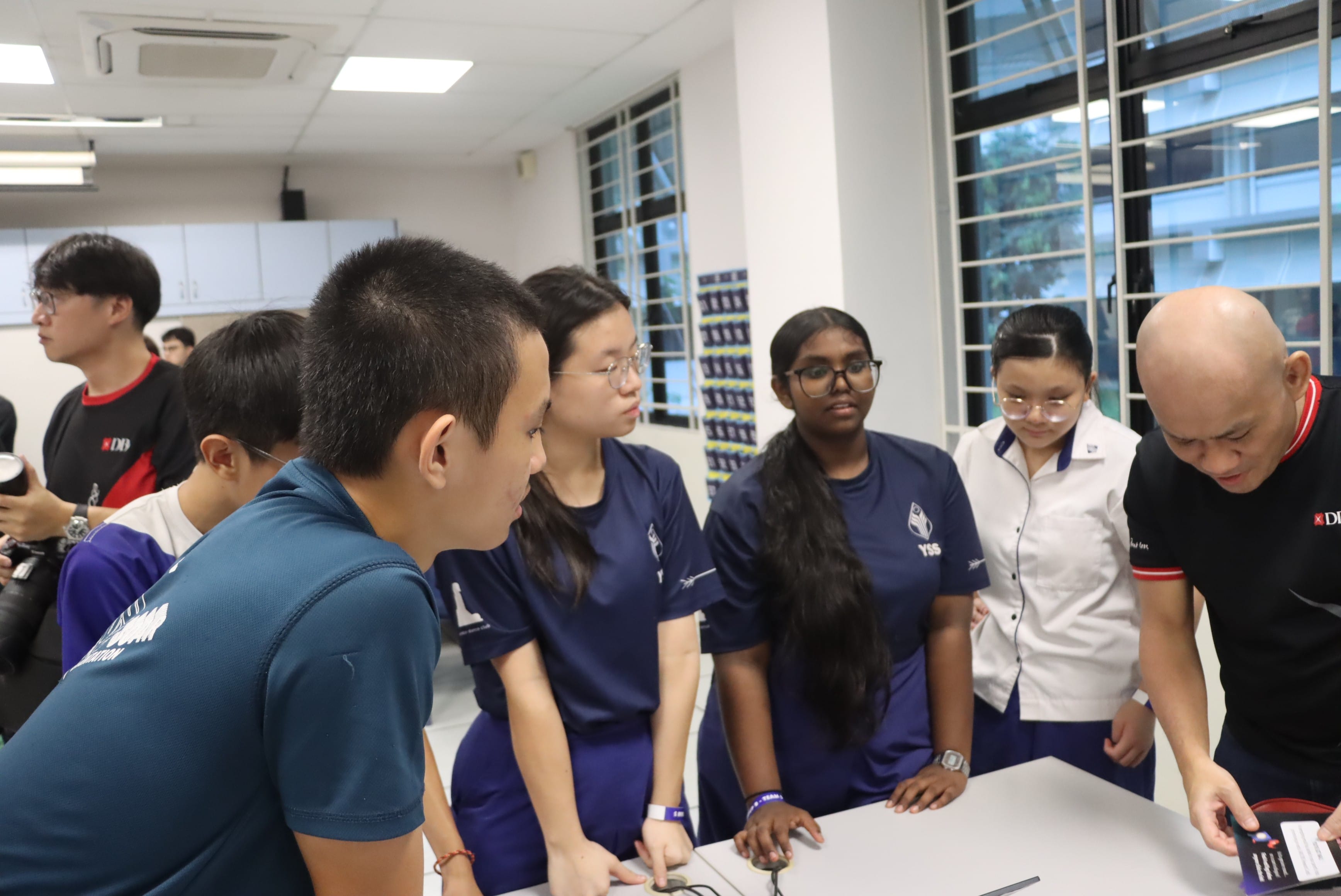 Students attending DBS Responsible AI Gameplay Programme 