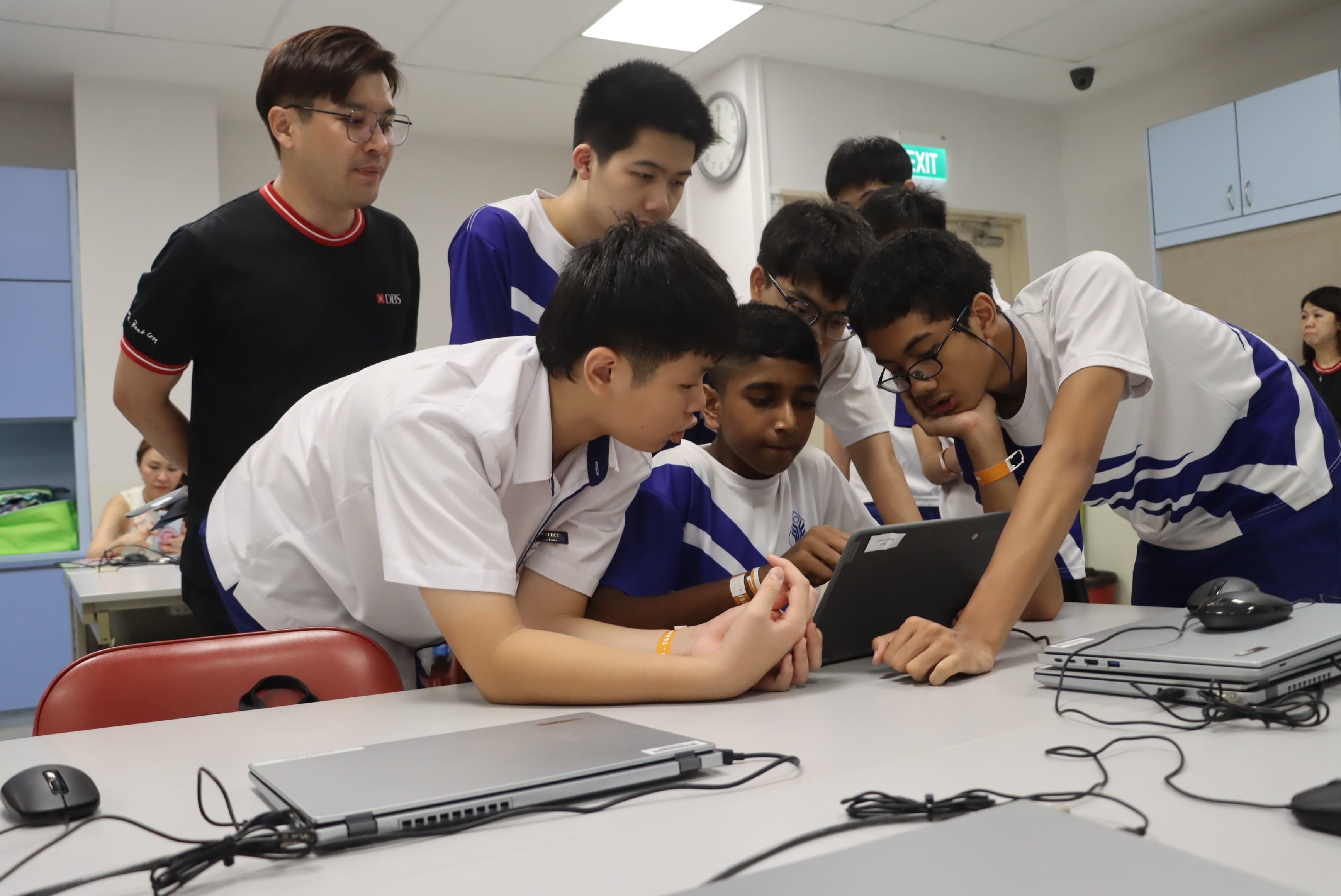 Students attending DBS Responsible AI Gameplay Programme 