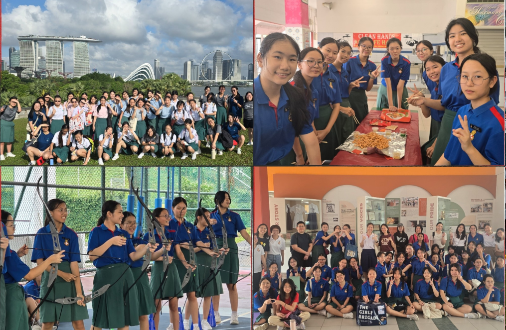 Series of photo showing GB cadets participating in various UG activities