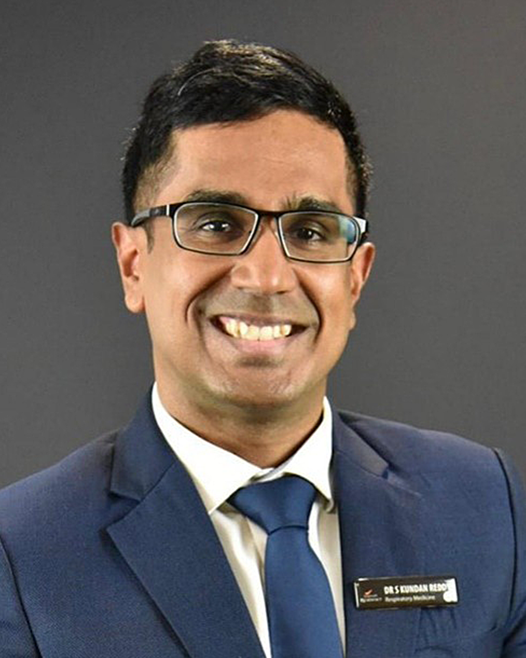 Img: Dr Saripalli Kundan Reddy, Associate Consultant, Respiratory & Critical Care Medicine at Changi General Hospital