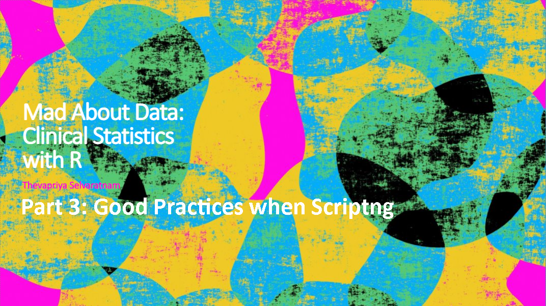 Tech in H.A.T. video touching on best practices to adopt while coding