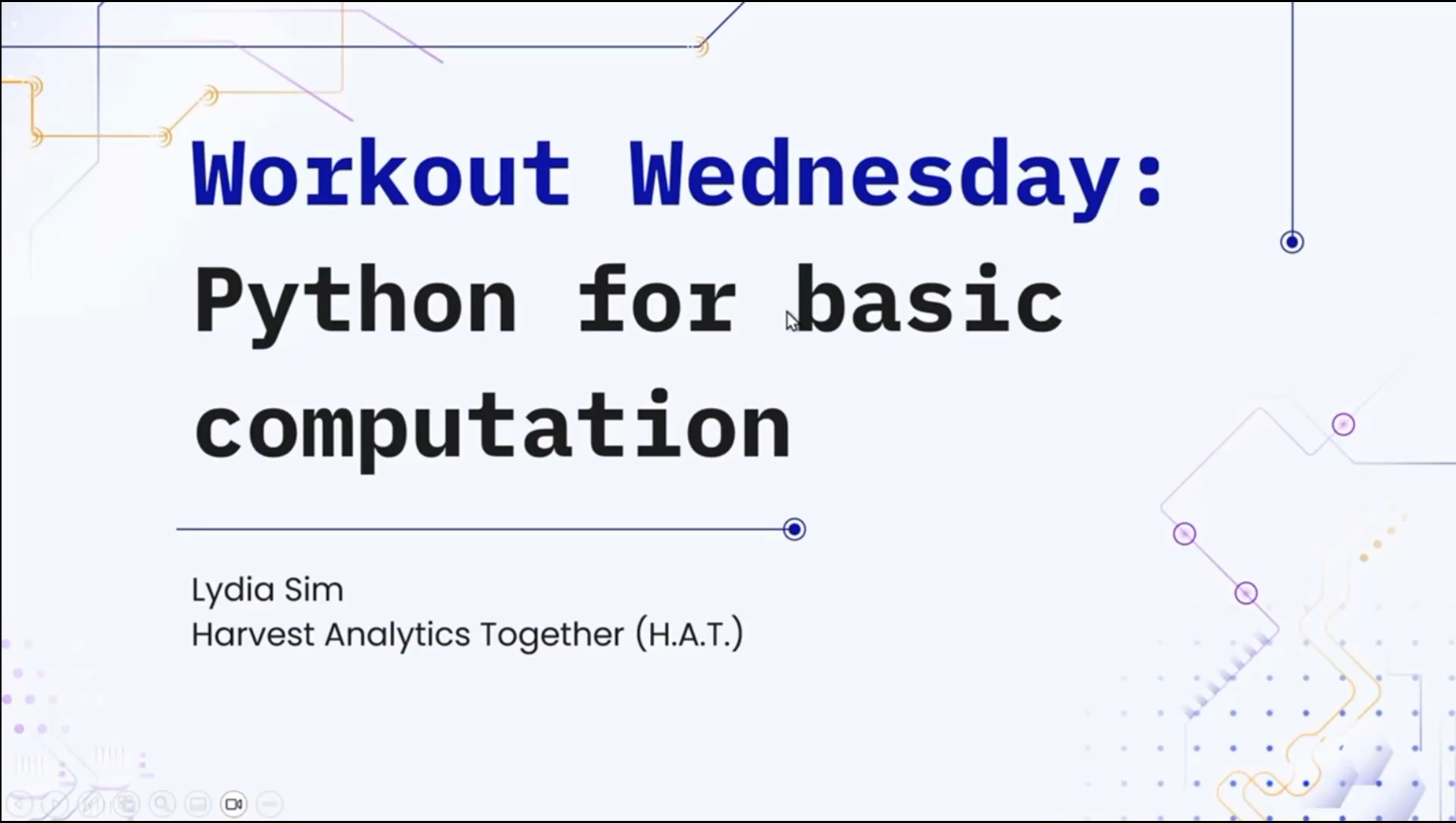 Thumbnail image for Tech in H.A.T. video showing you how to use Python for basic computation